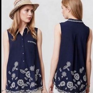 Anthropologie Moulinette Soeurs Blouse